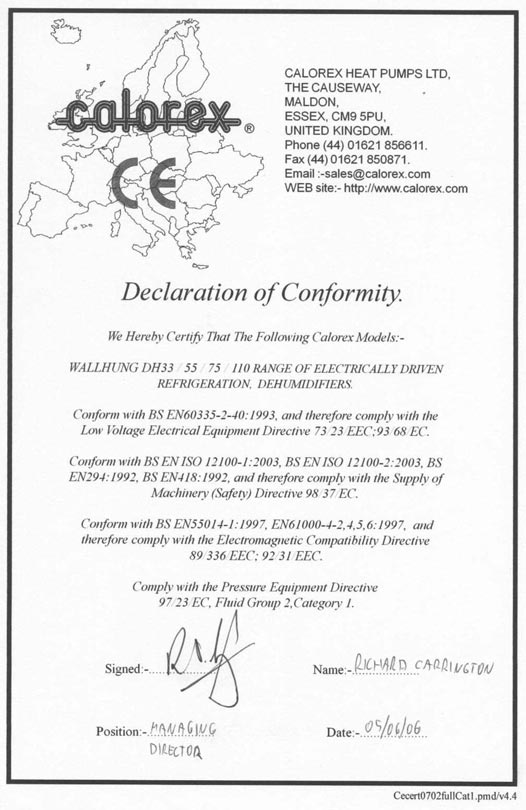 Сертификат CE-DH-33-55-75-110