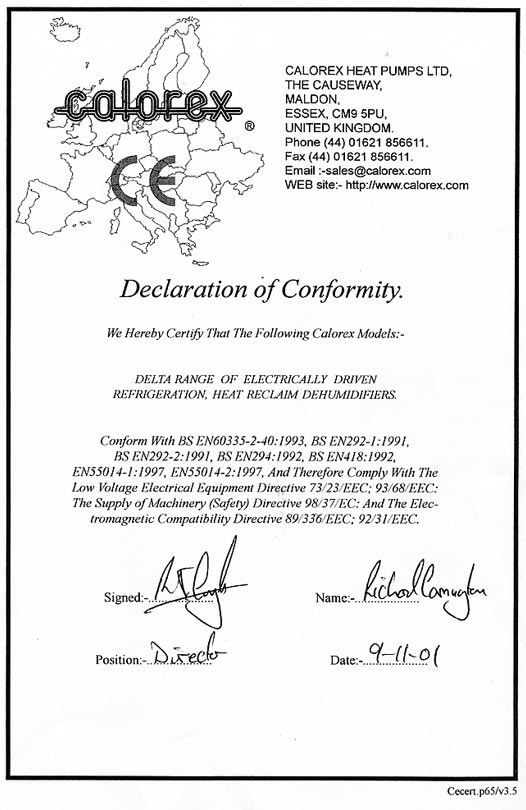 Сертификат DELTA-RANGE